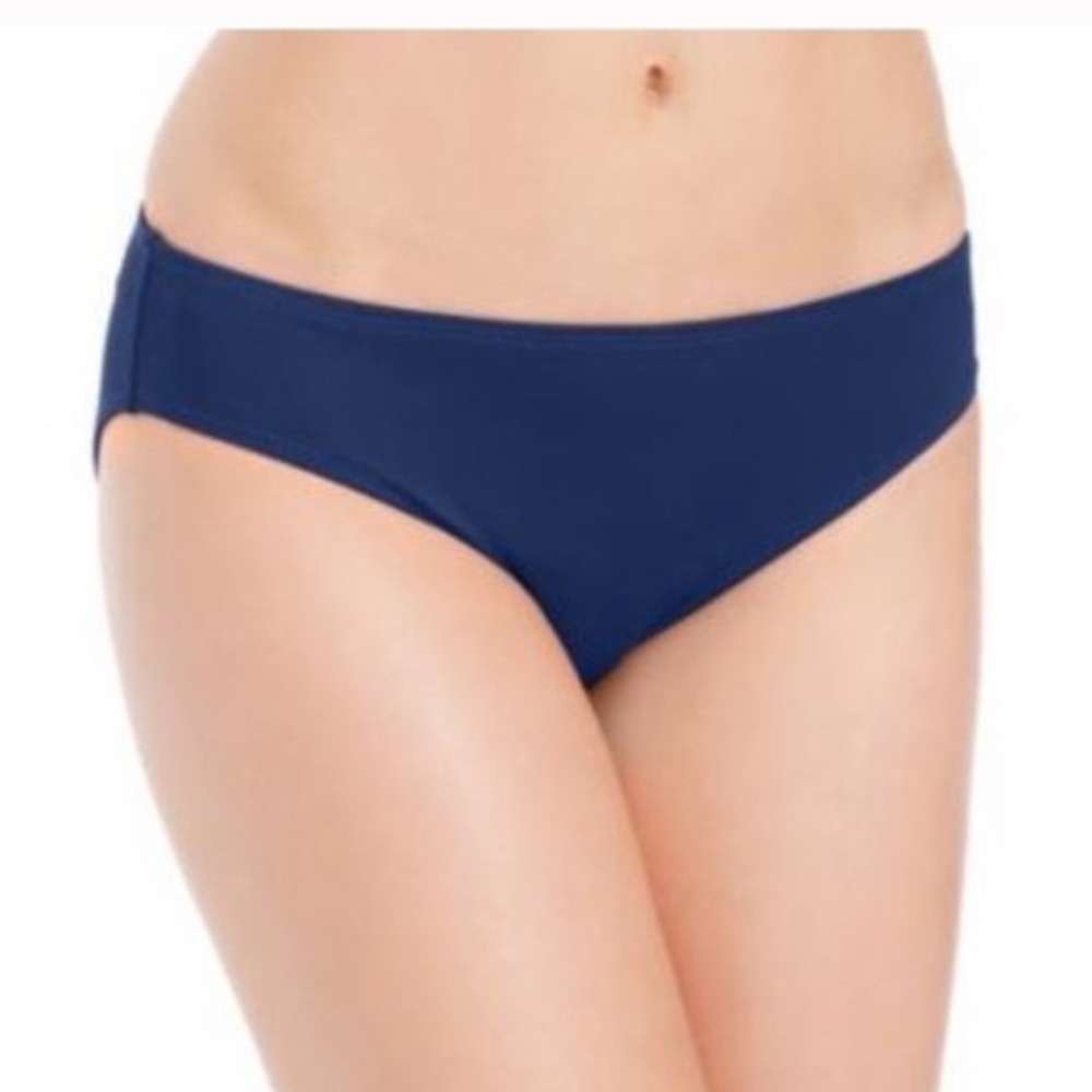 Ralph Lauren solid blue bikini bottom
